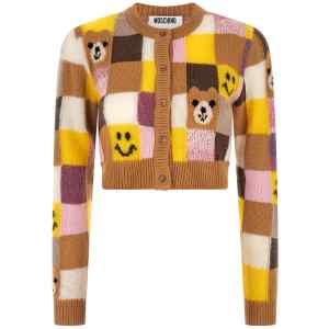 Smiley® E Moschino Teddy Bear Cardigan