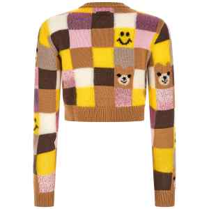 Smiley® E Moschino Teddy Bear Cardigan