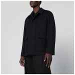 Lardini Blue zip-up wool jacket