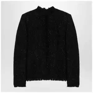 Givenchy Black tweed and lurex jacket