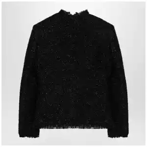 Givenchy Black tweed and lurex jacket