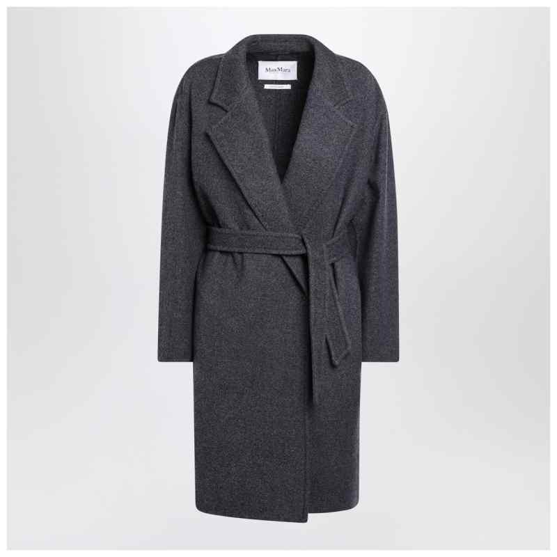 Max Mara Blue wool coat with denim effect Max Mara Blue wool coat with denim effect, theFeinheit