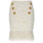 Balmain Fringed Tweed Skirt