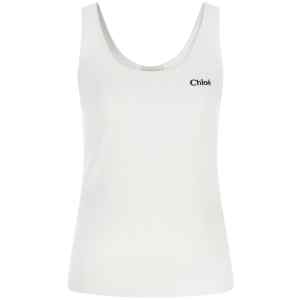 Chloé ChloÉ Logo Embroidery Top