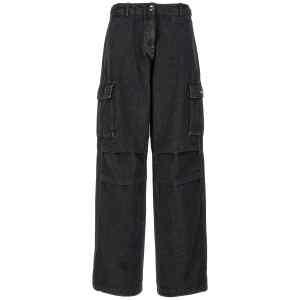 Coperni Denim Wide Leg Cargo Jeans