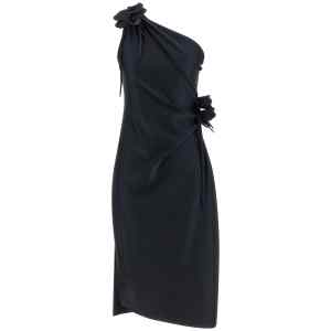 Coperni Asymmetric Mini Flower Dress