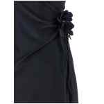 Coperni Asymmetric Mini Flower Dress