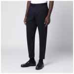 PT Torino Navy blue wool trousers