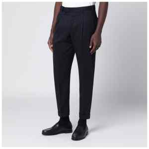 PT Torino Navy blue wool trousers