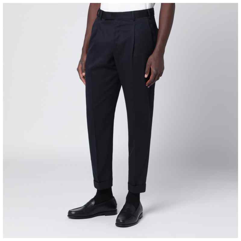 PT Torino Navy blue wool trousers, theFeinheit