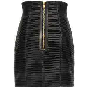 Balmain Hw Rolled Skirt