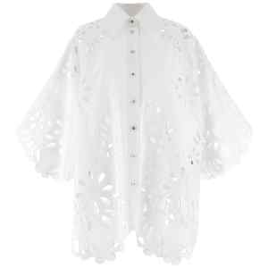 Dolce & Gabbana Cut-out Embroidery Shirt