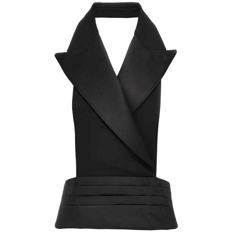 Dolce & Gabbana Double-breasted Bare Back Vest