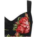 Dolce & Gabbana Bouquet Rose Bustier Top