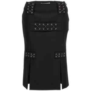 Alessandra Rich Lace-up Skirt