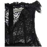 Alessandra Rich Lace Bow Bustier Top