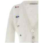 Alessandra Rich Carded Mohair Cardigan