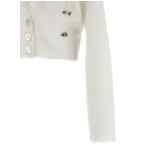 Alessandra Rich Carded Mohair Cardigan