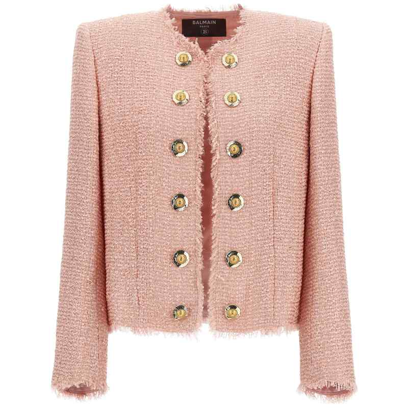 Balmain Sequin Tweed Blazer