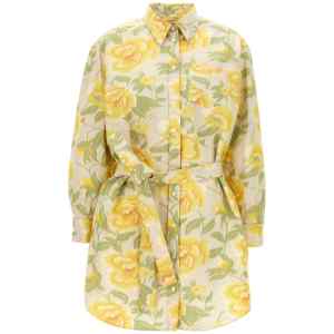 Kenzo Peonies Kimono Sleeve Dress