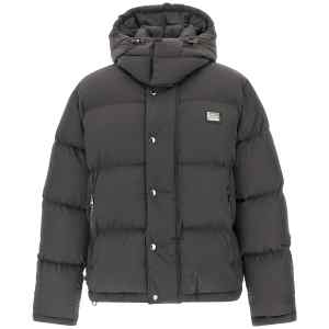 Dolce & Gabbana Logo Patch Down Jacket