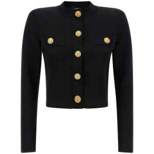 Balmain Cropped Cardigan