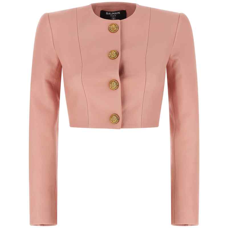 Balmain Testa Di Leone Bolero Blazer