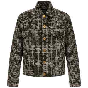Balmain Jacquard Monogram Jacket