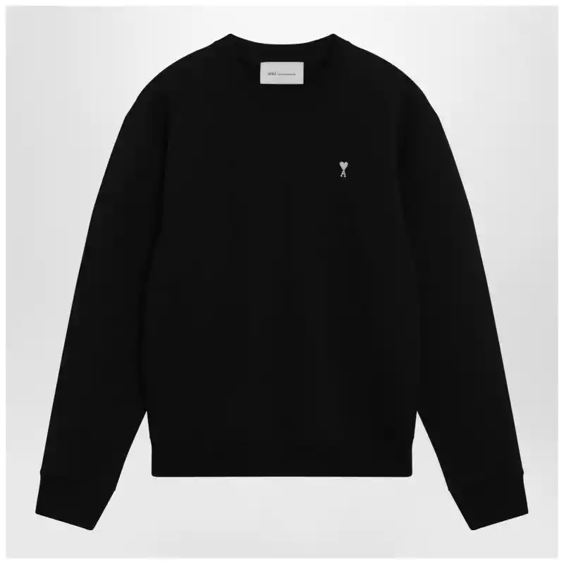 Ami Paris Ami De Coeur black sweatshirt