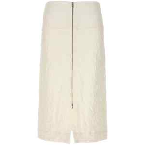 Jil Sander Embossed Cotton Skirt
