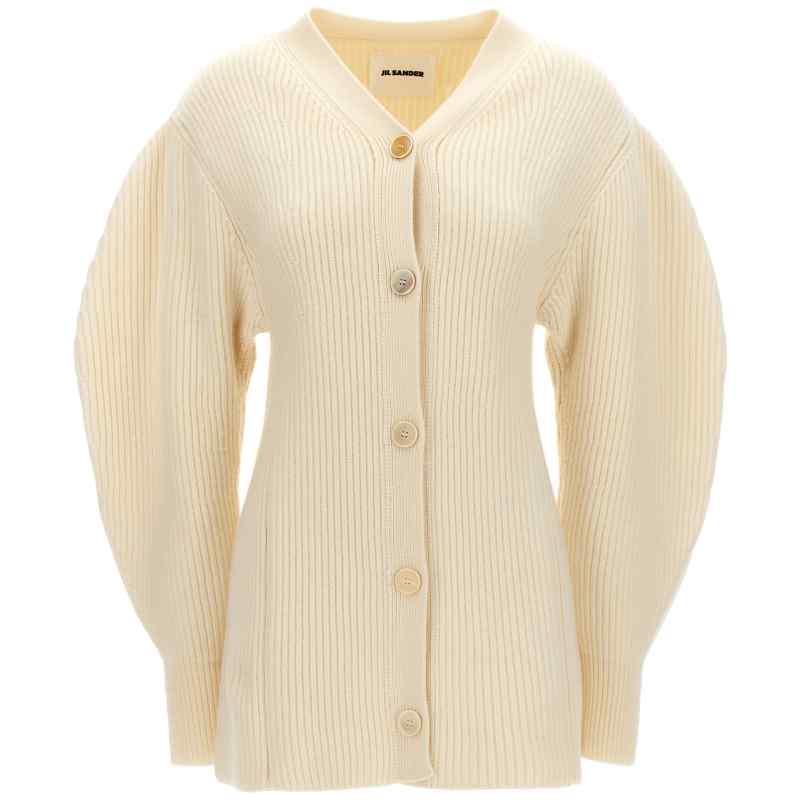 Jil Sander Ribbed Cardigan