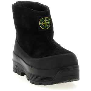 Stone Island Suede Ankle Boots