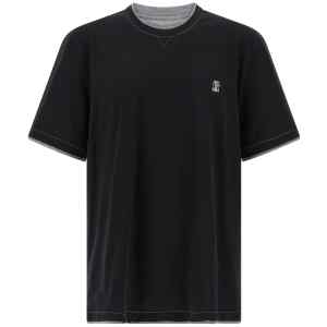 Brunello Cucinelli Double Layer T-shirt