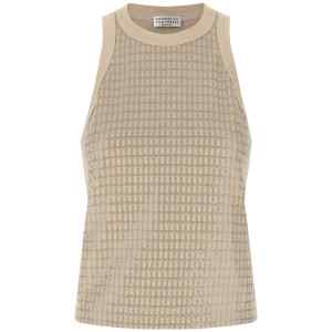 Brunello Cucinelli Dazzling Check Embroidery Top
