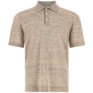 Brunello Cucinelli Linen Cotton Polo Shirt