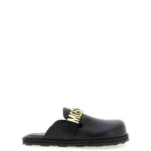 Moschino Leather Sabots