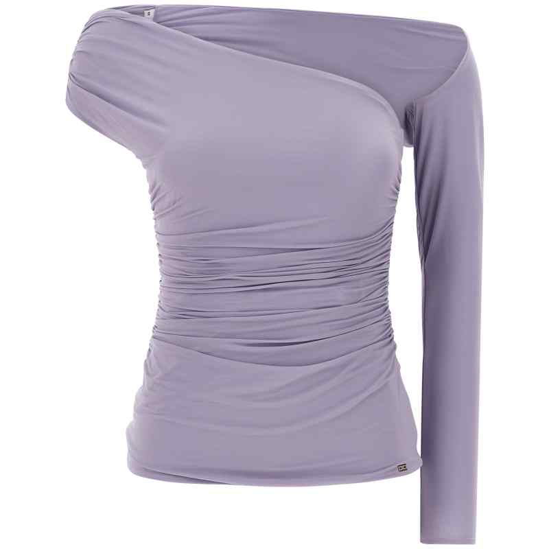 Elisabetta Franchi Asymmetrical Neckline Top