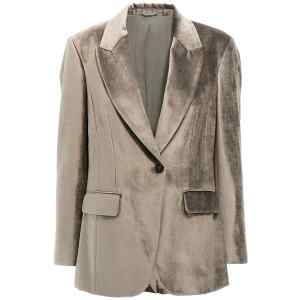 Brunello Cucinelli Single-breasted Chenille Blazer