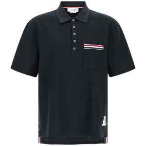 Thom Browne Nastro Rwb Polo Shirt