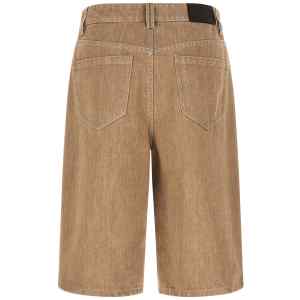 Brunello Cucinelli Lamé Denim Bermuda Shorts