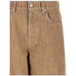 Brunello Cucinelli Lamé Denim Bermuda Shorts