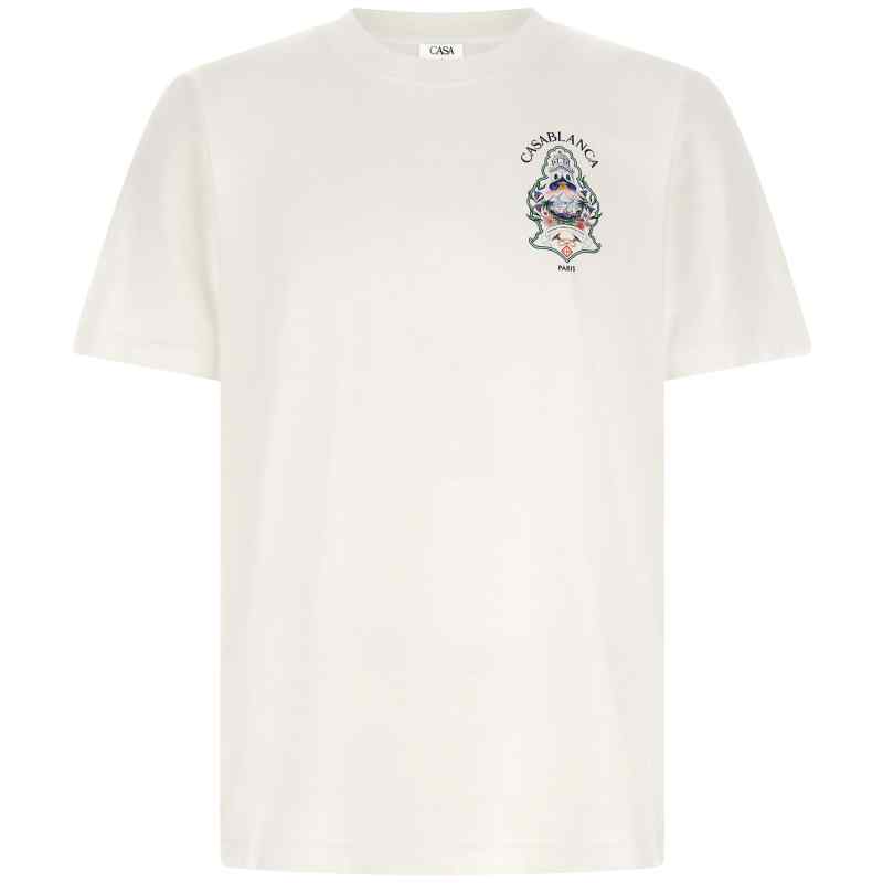 Casablanca Hotel Emblem Print T-shirt