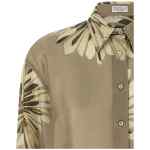 Brunello Cucinelli Floral Patterned Shirt