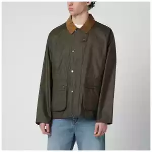 Barbour Modern Bedale olive green waxed jacket