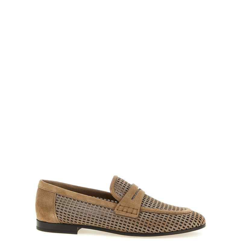 Brunello Cucinelli Sparkling Net Loafers