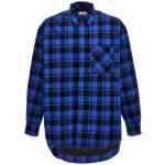 Off White Check Flannel Overshirt