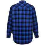 Off White Check Flannel Overshirt