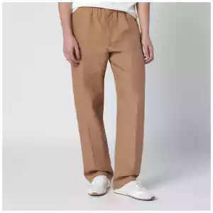 Lardini Camel linen trousers