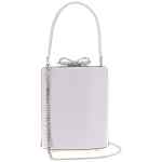 Self-Portrait Lilac Leather Mini Bow Handbag
