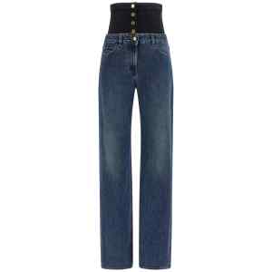 Elisabetta Franchi Bustier Insert Jeans
